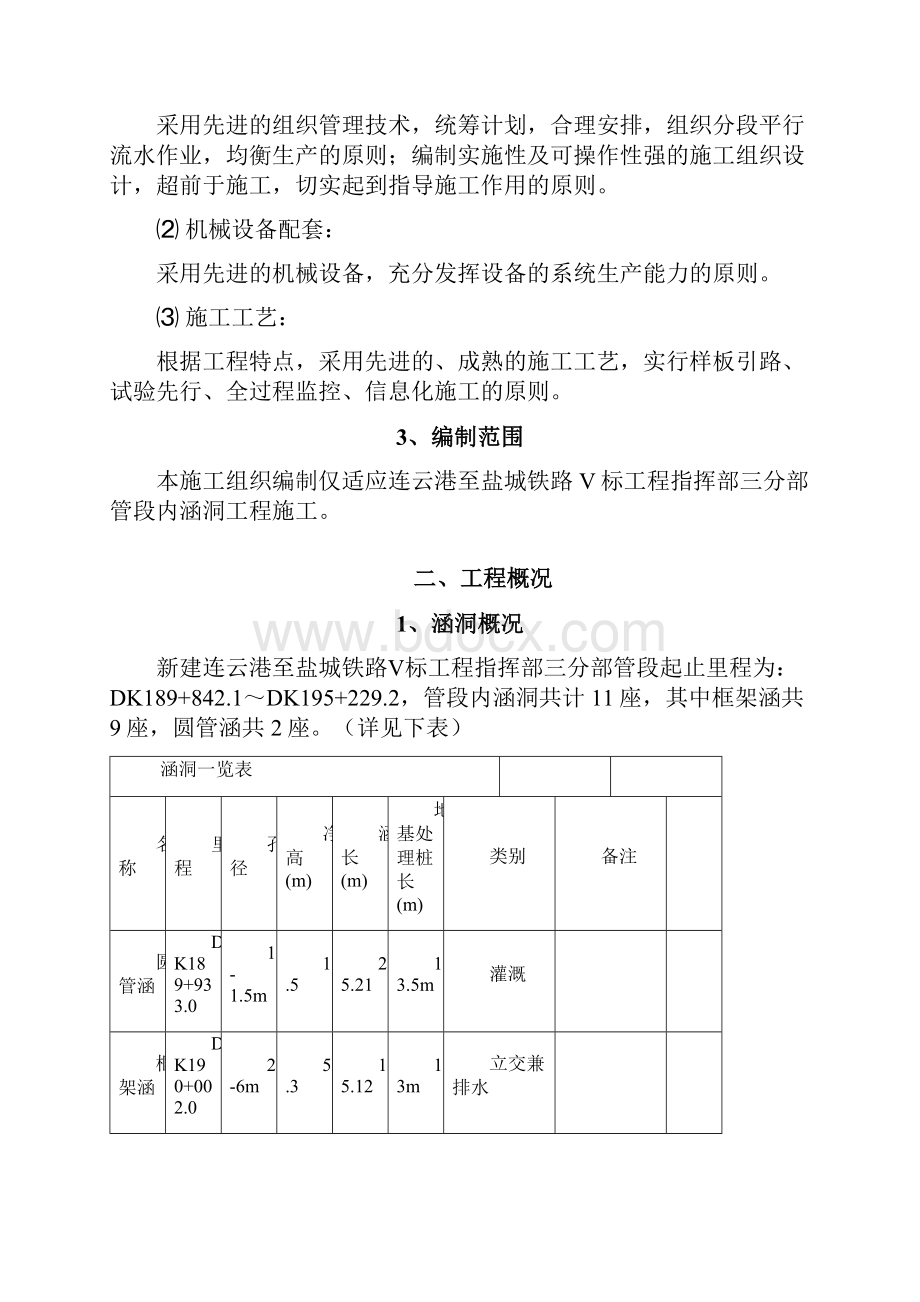 涵洞工程施工组织设计.docx_第2页