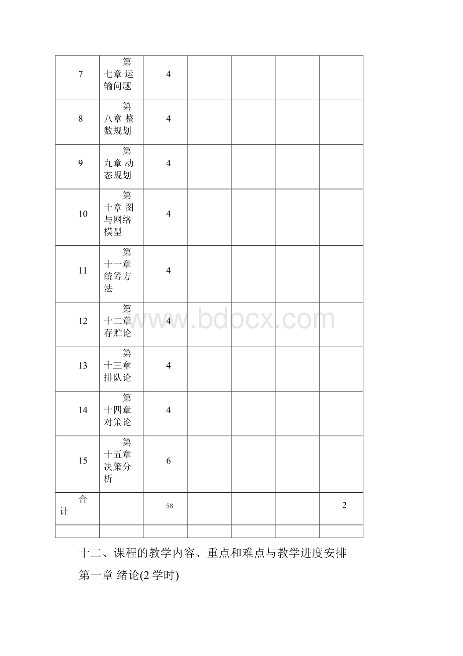 运筹学课程教学大纲.docx_第3页