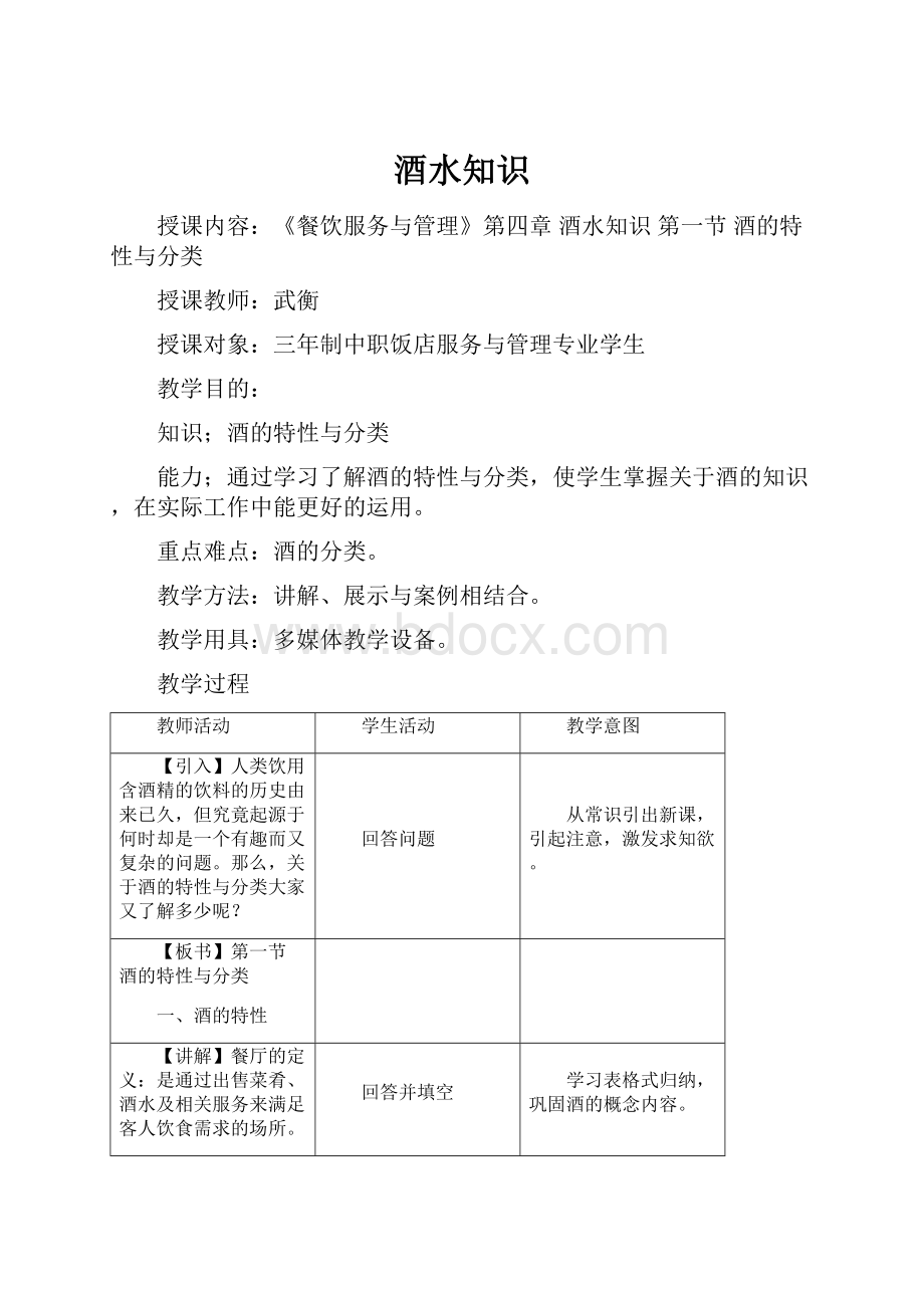 酒水知识.docx_第1页