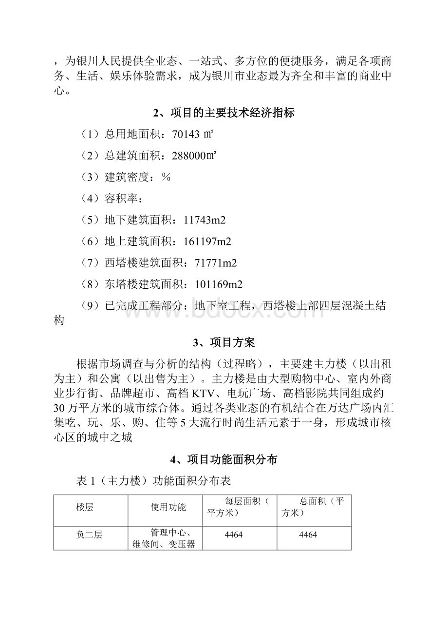 万达广场项目投资分析报告.docx_第2页