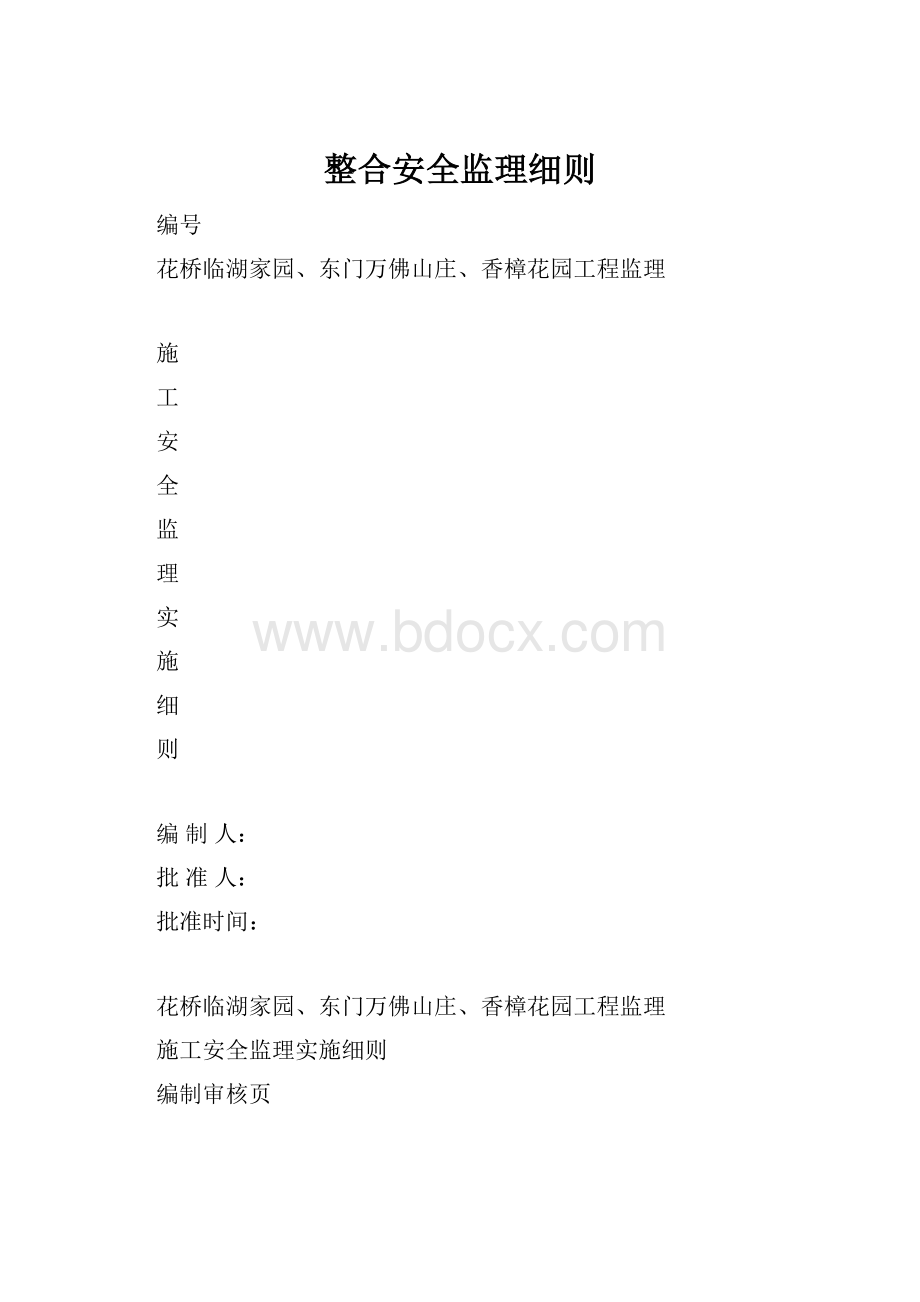 整合安全监理细则.docx