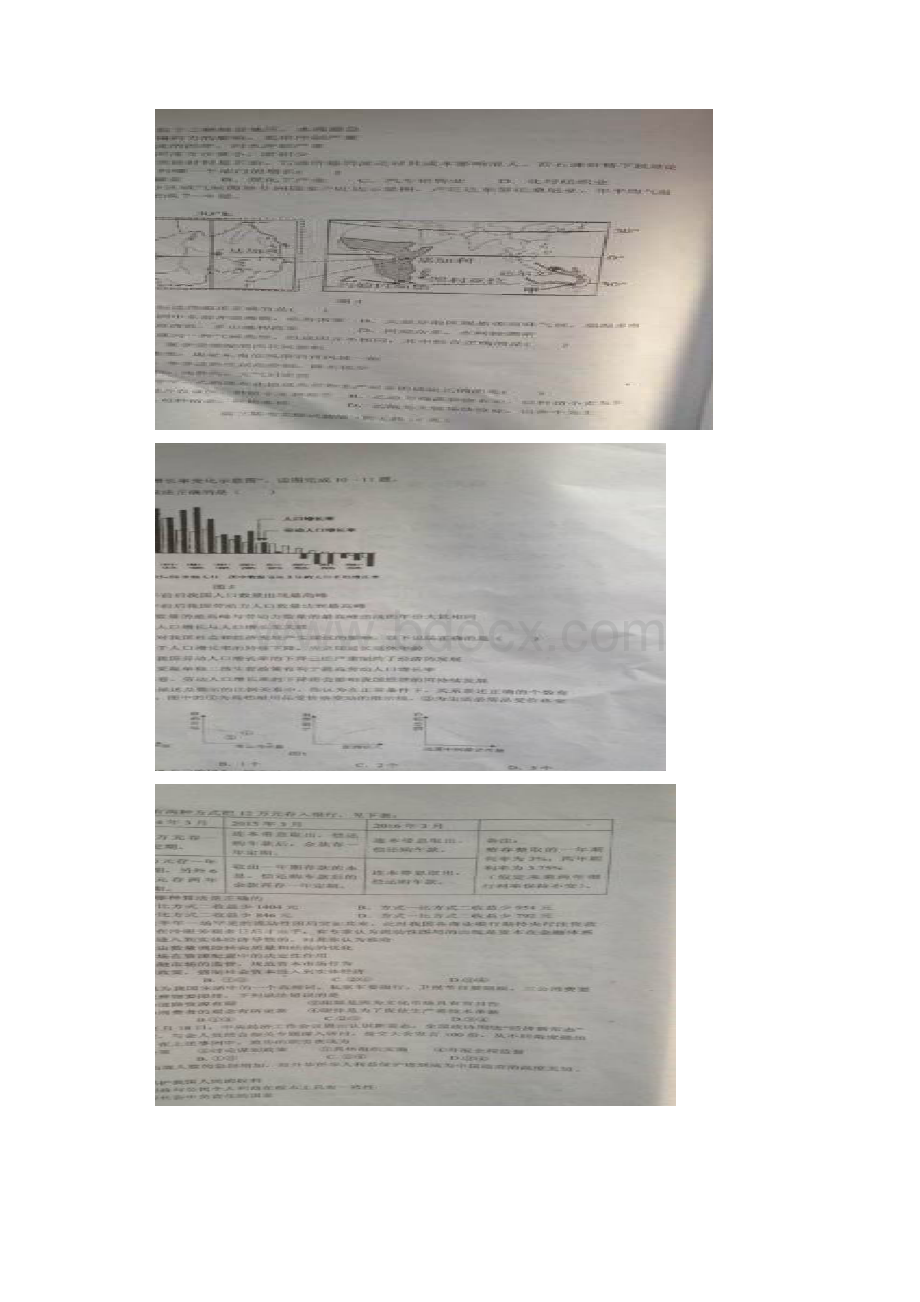 湖北省襄阳市优质高中届高三上学期联考文综试题扫描版无答案.docx_第2页