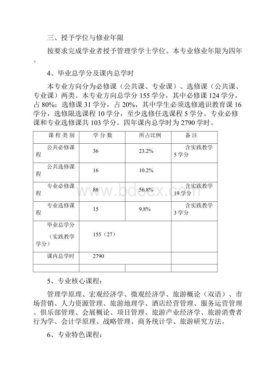 中山大学培养方案之旅游学院旅游管理专业.docx_第2页