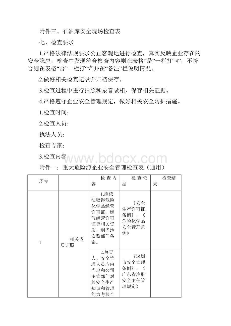 油库重大危险源现场检查方案.docx_第3页