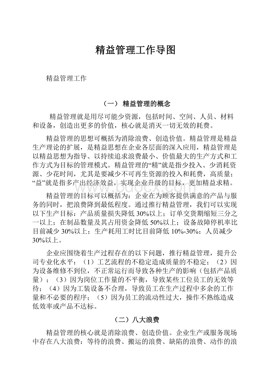 精益管理工作导图.docx