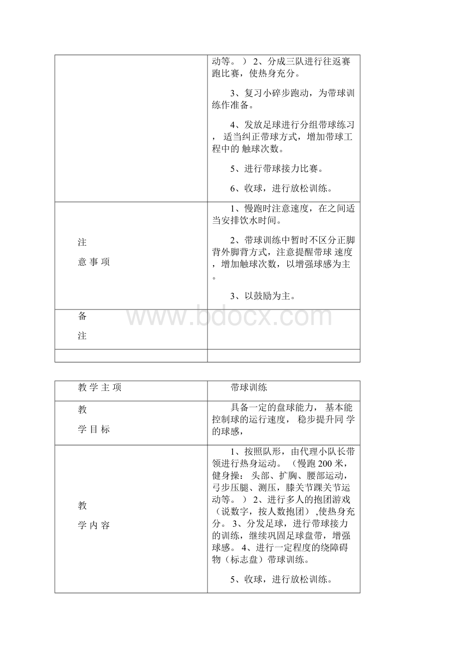 中心学校少年宫足球兴趣班教案.docx_第3页