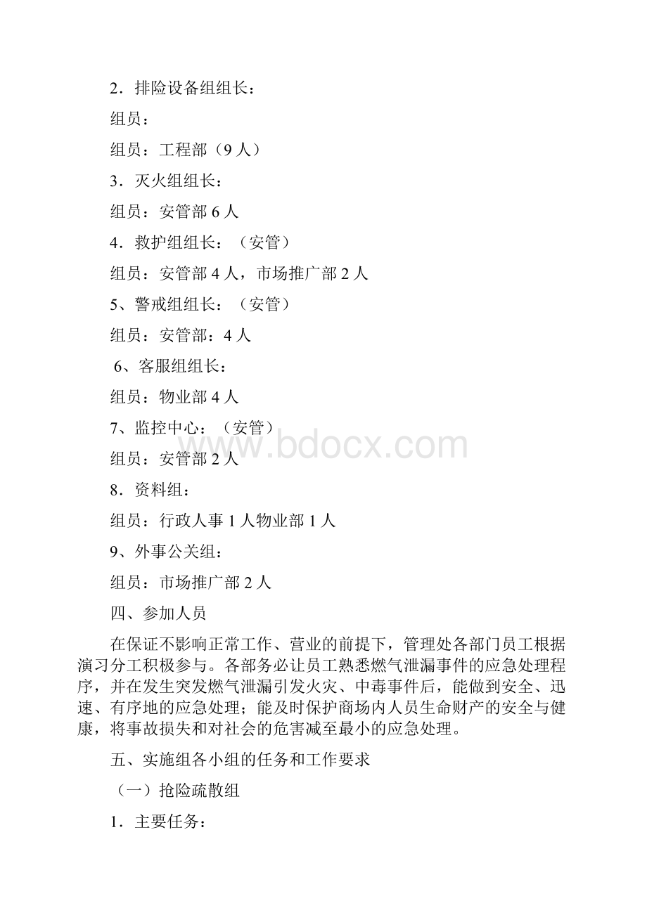 燃气泄漏应急预案演习方案.docx_第2页