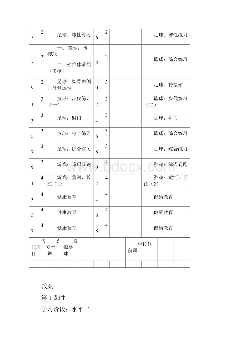 三年级第二学期体育教学计划及教案教学设计.docx_第2页