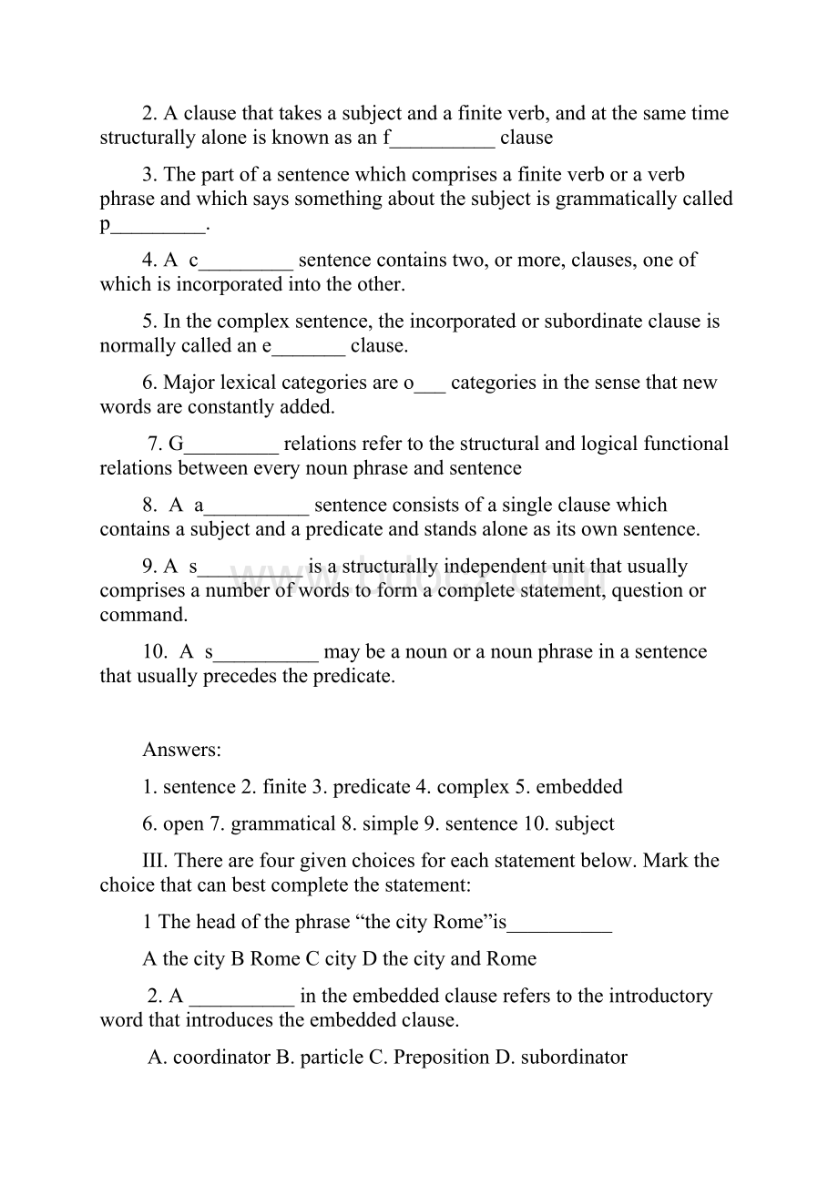 语言学Chapter 4Exercises 含答案.docx_第2页