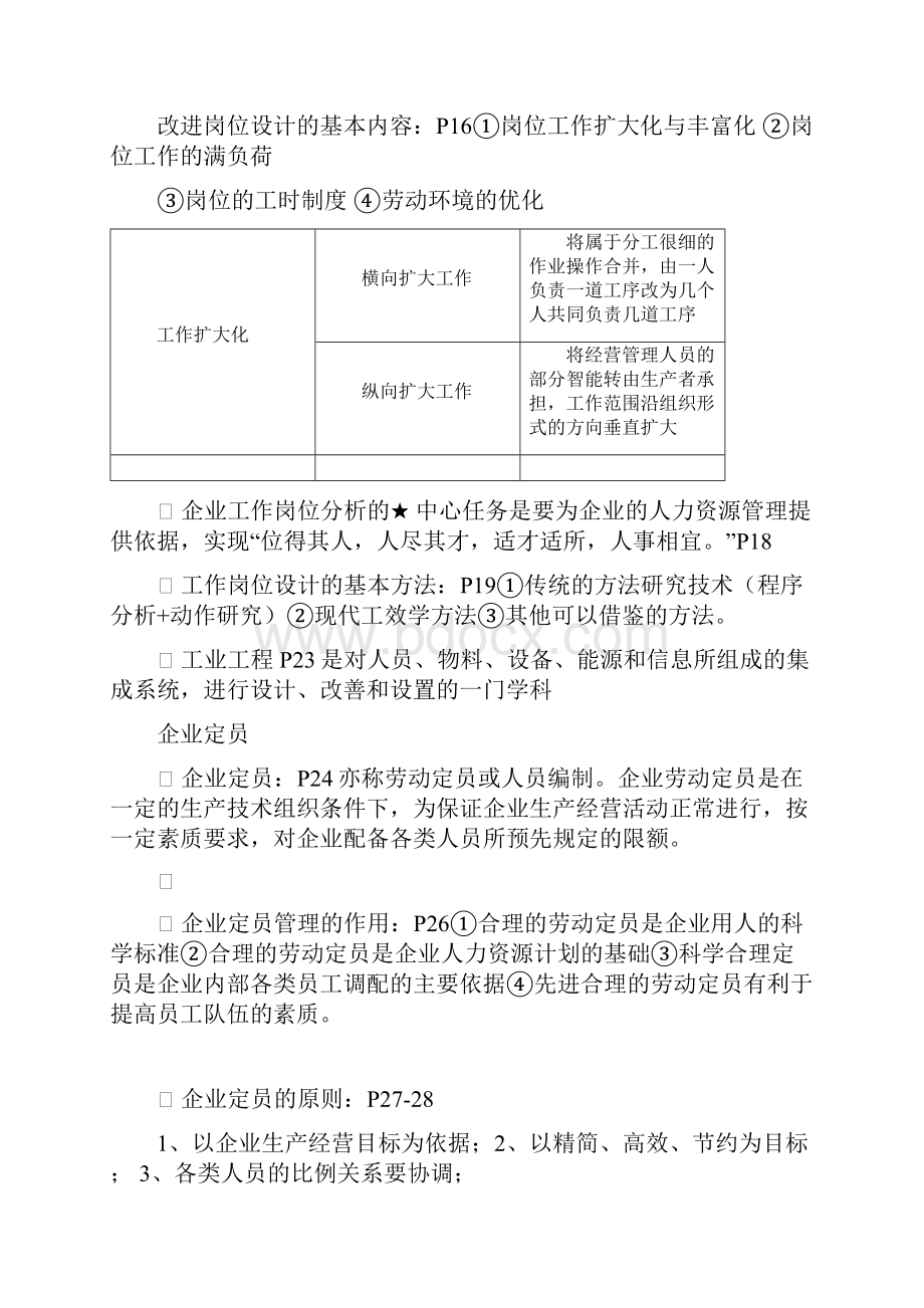 企业人力资源管理师三级总复习大纲免费.docx_第3页