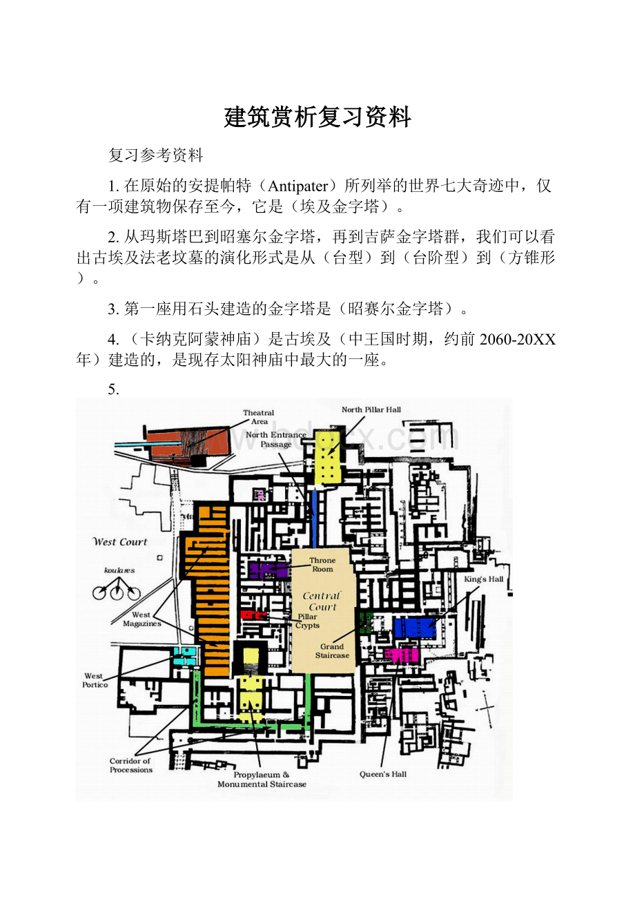 建筑赏析复习资料.docx_第1页