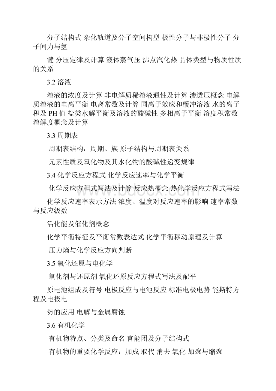 注册化工工程师执业资格考试基础考试大纲.docx_第3页