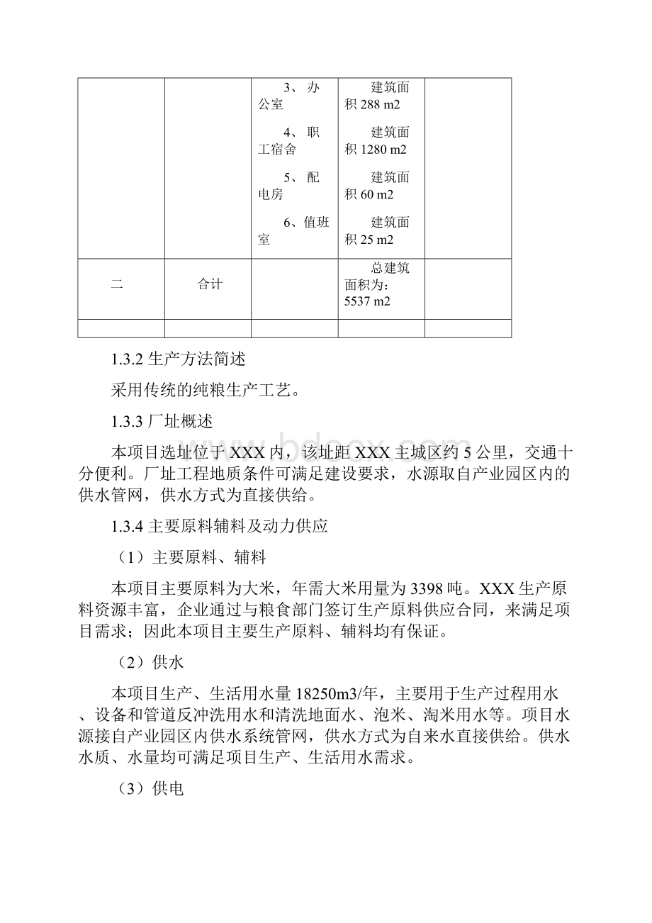 年产5500吨米线系列产品加工厂建设项目可行性研究报告.docx_第3页