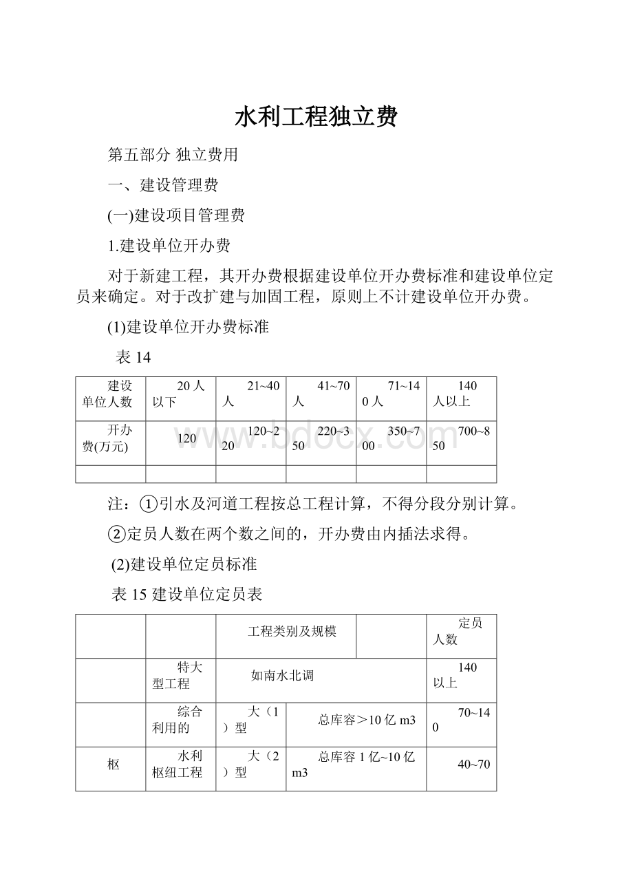 水利工程独立费.docx_第1页