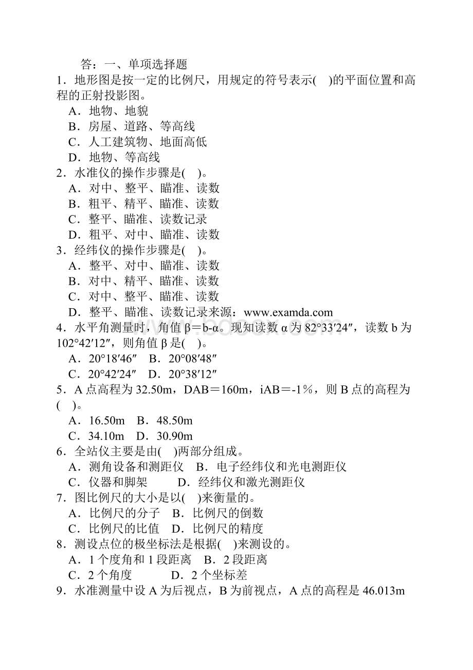 土建施工初级职称考试资料汇总依据考试大纲搜索整理.docx_第2页