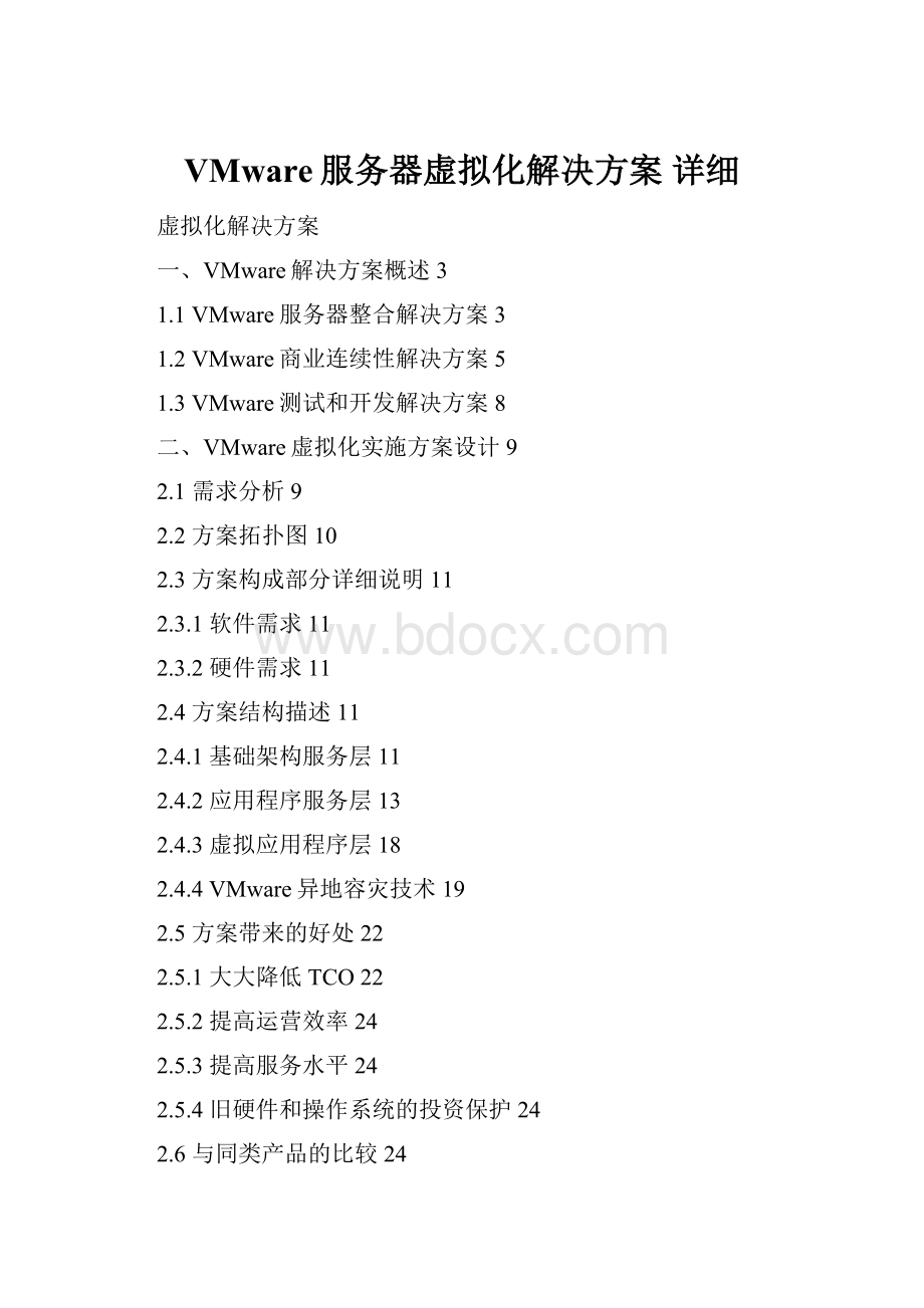 VMware服务器虚拟化解决方案 详细.docx_第1页