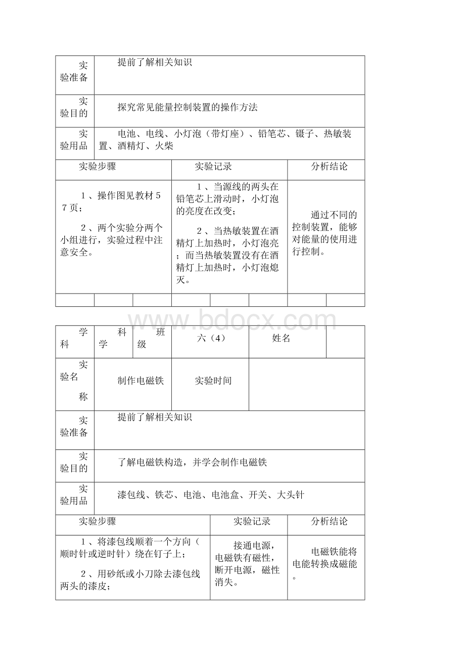 六年级科学报告单实验.docx_第3页