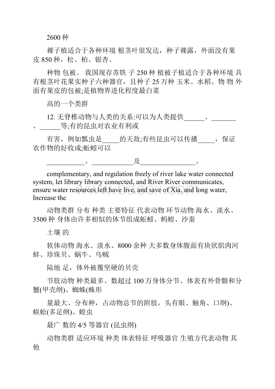 最新苏教版八年级下册生物复习资料优秀名师资料.docx_第3页