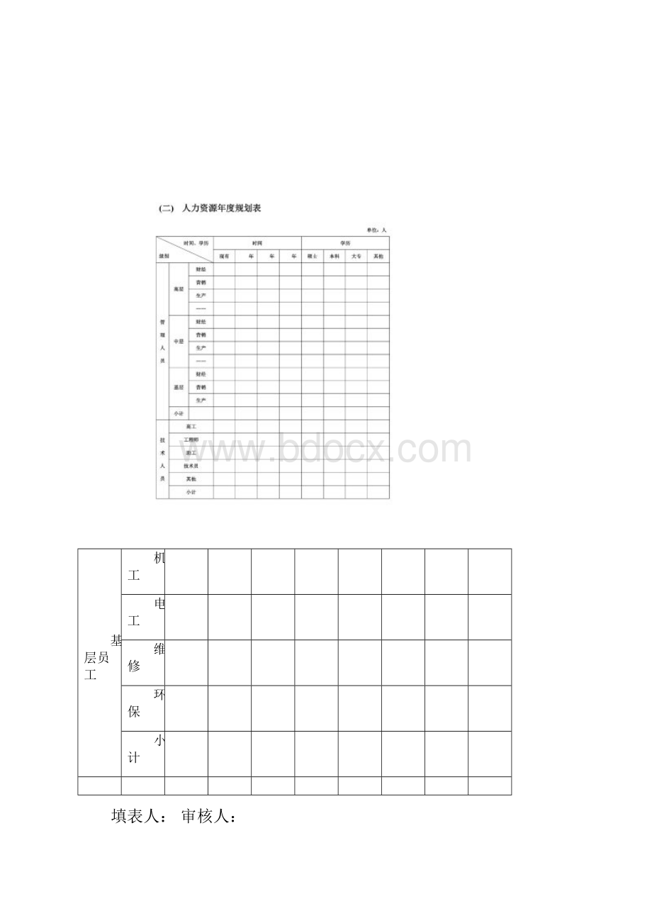 人力资源战略规划模板+表格.docx_第2页