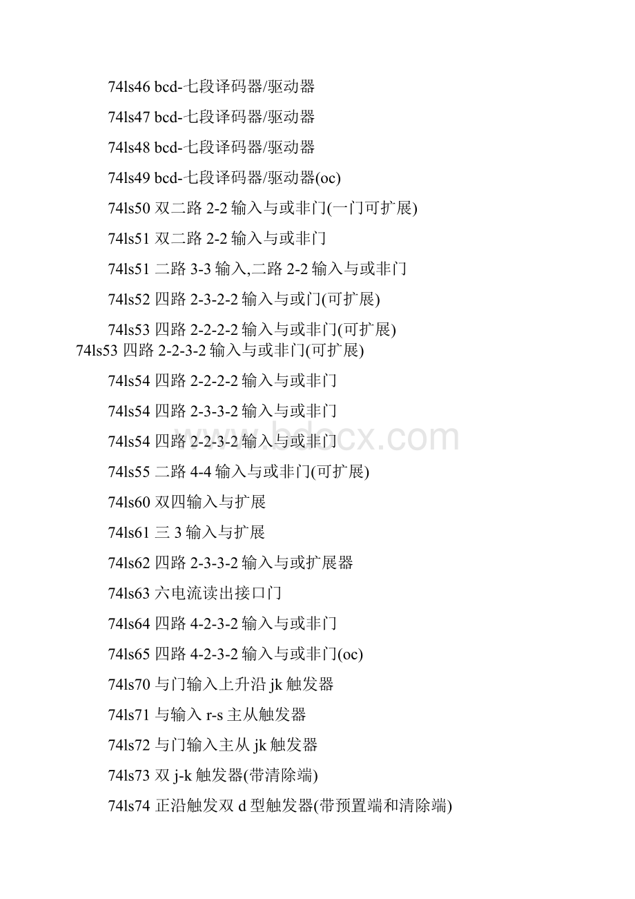 常用门电路74系列芯片.docx_第3页