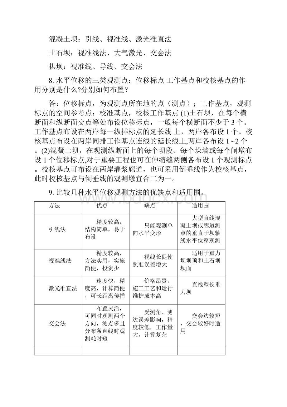 复习指南大坝安全监测.docx_第2页