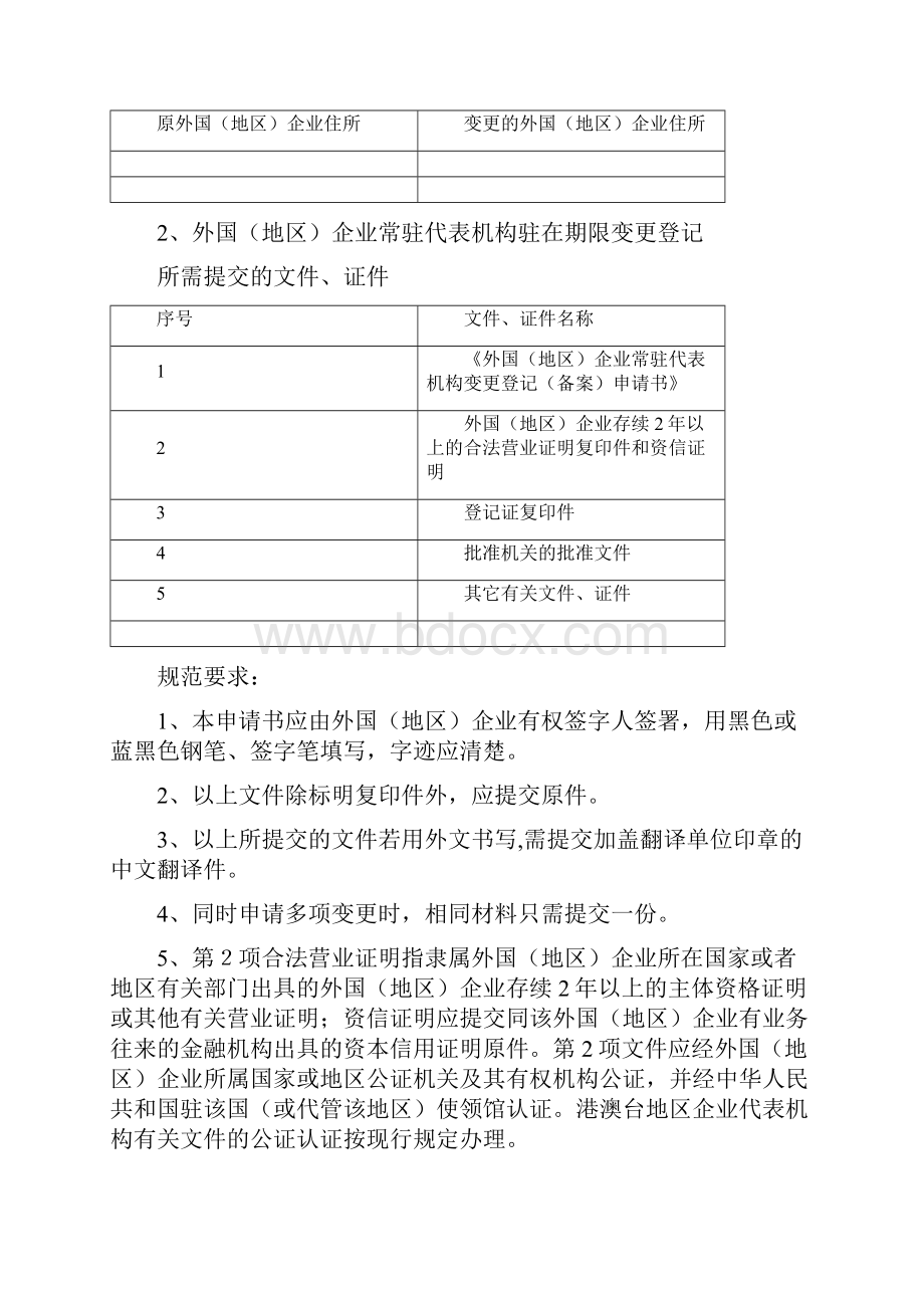 外国地区企业常驻代表机构外国地区企业住.docx_第2页