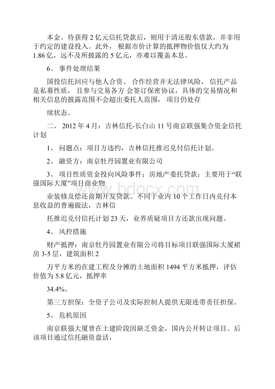 出现问题的信托产品分析.docx_第2页