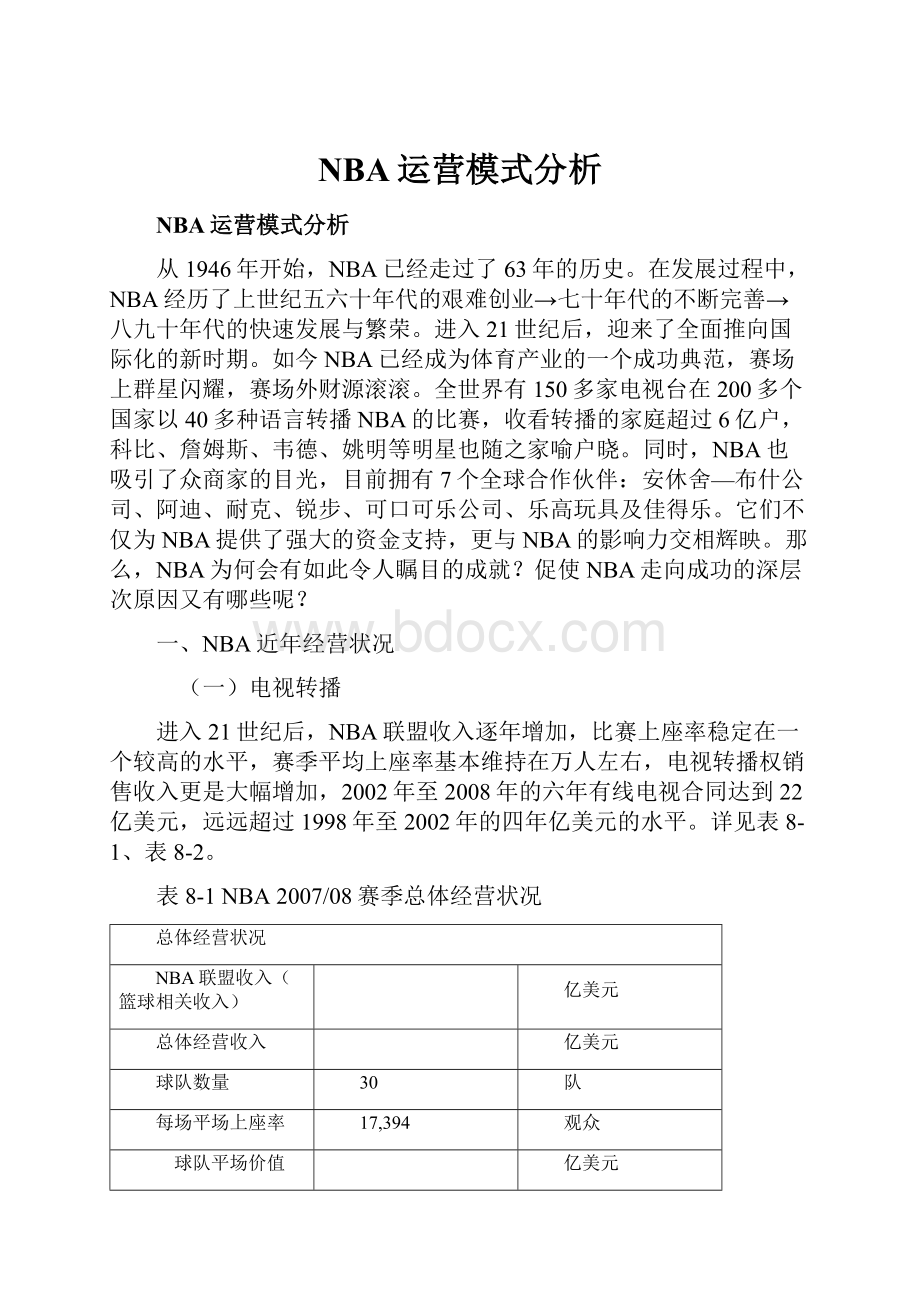 NBA运营模式分析.docx_第1页