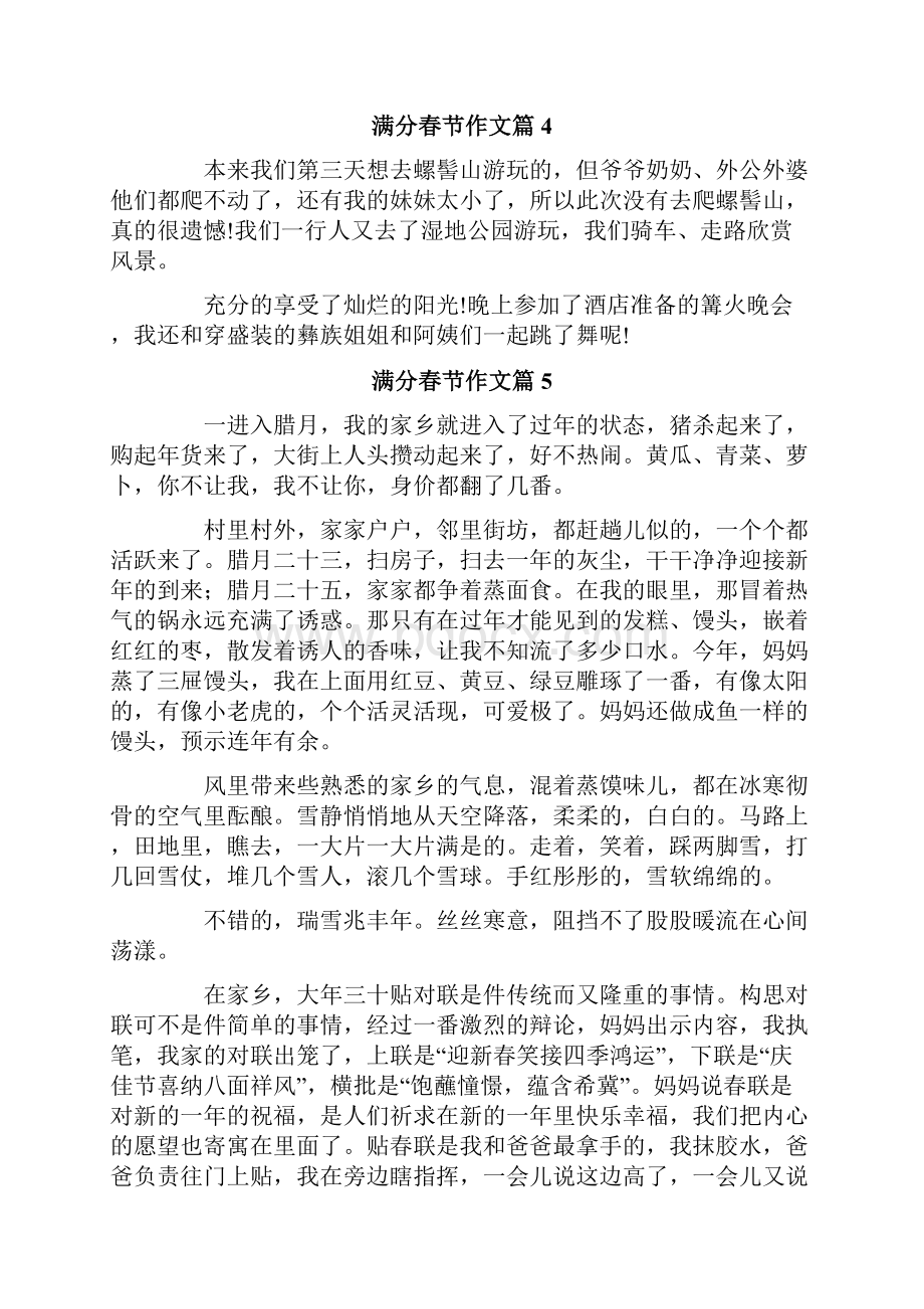 关于满分春节作文合集10篇.docx_第3页
