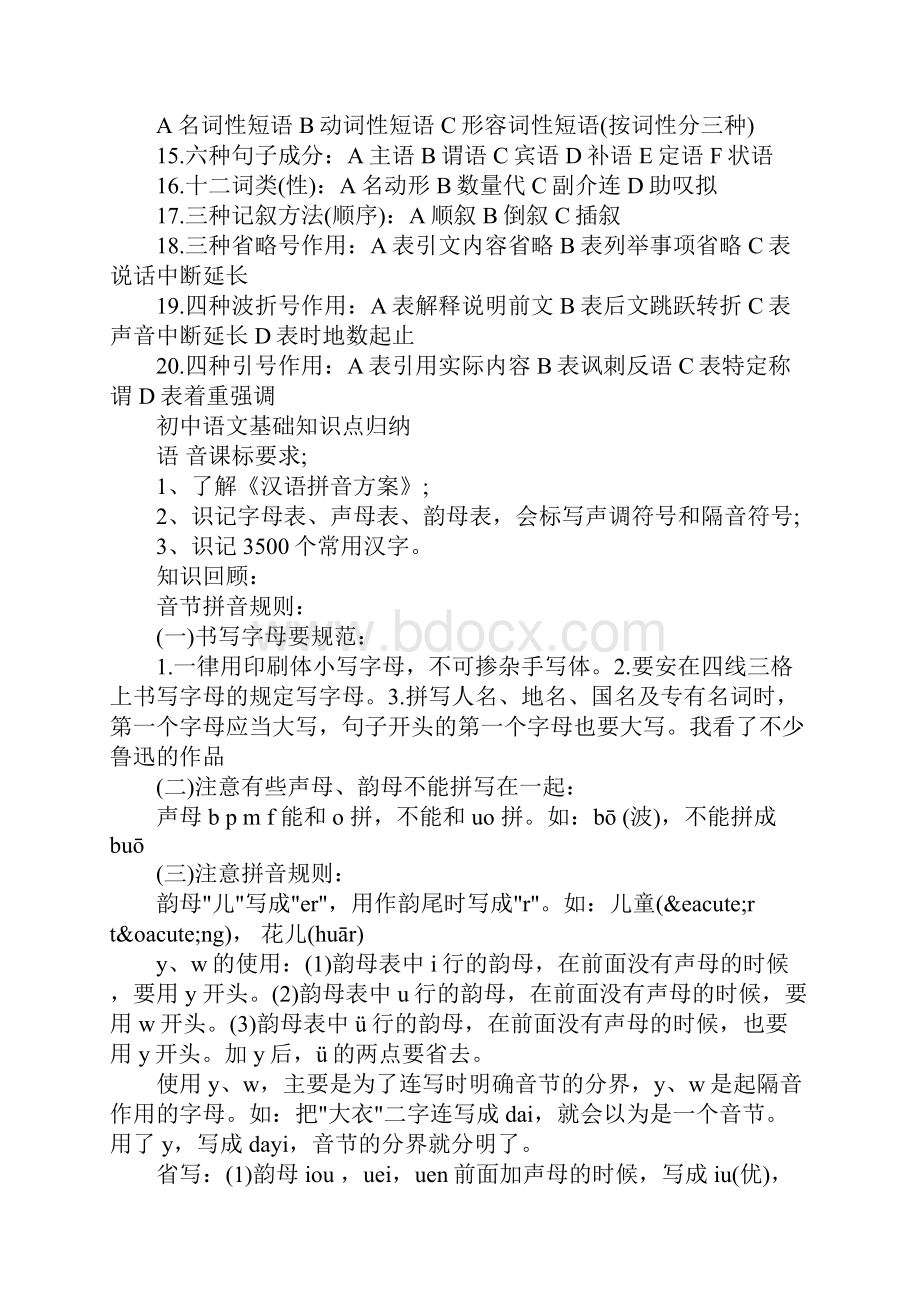 中考语文八大技巧答题技巧知识点总结.docx_第3页