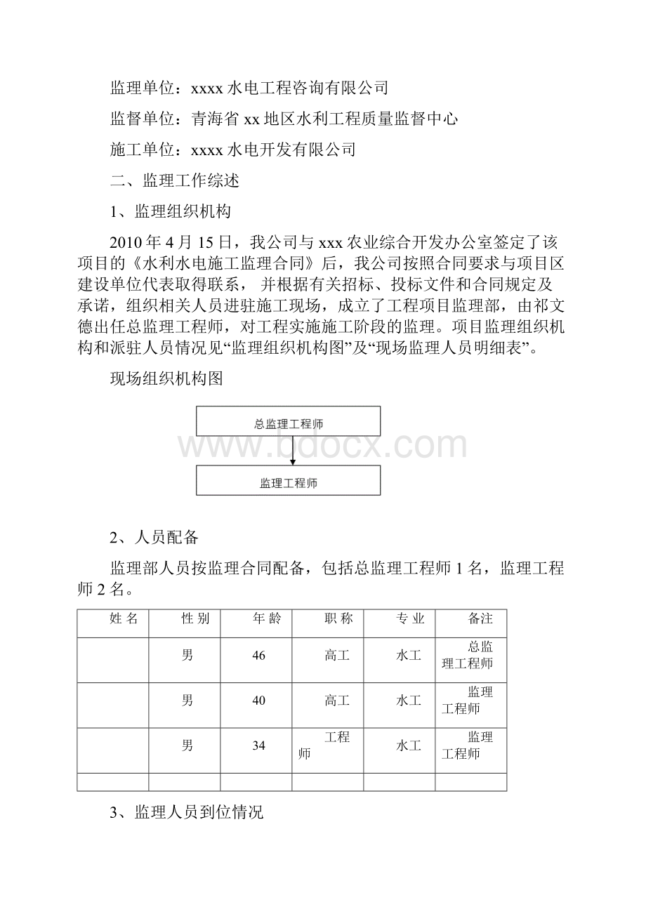 渠道项目监理工作总结报告.docx_第3页