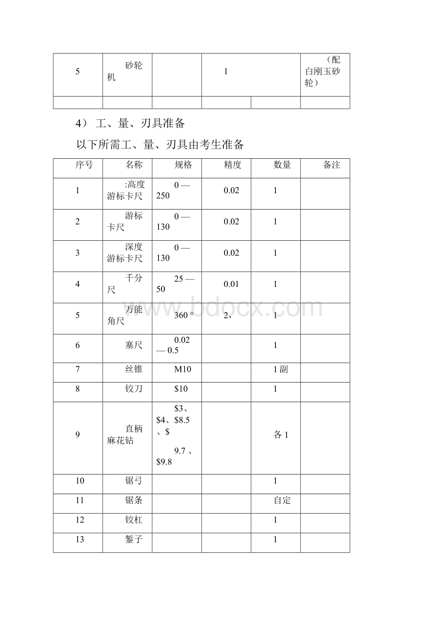 钳工技能考试题一.docx_第2页