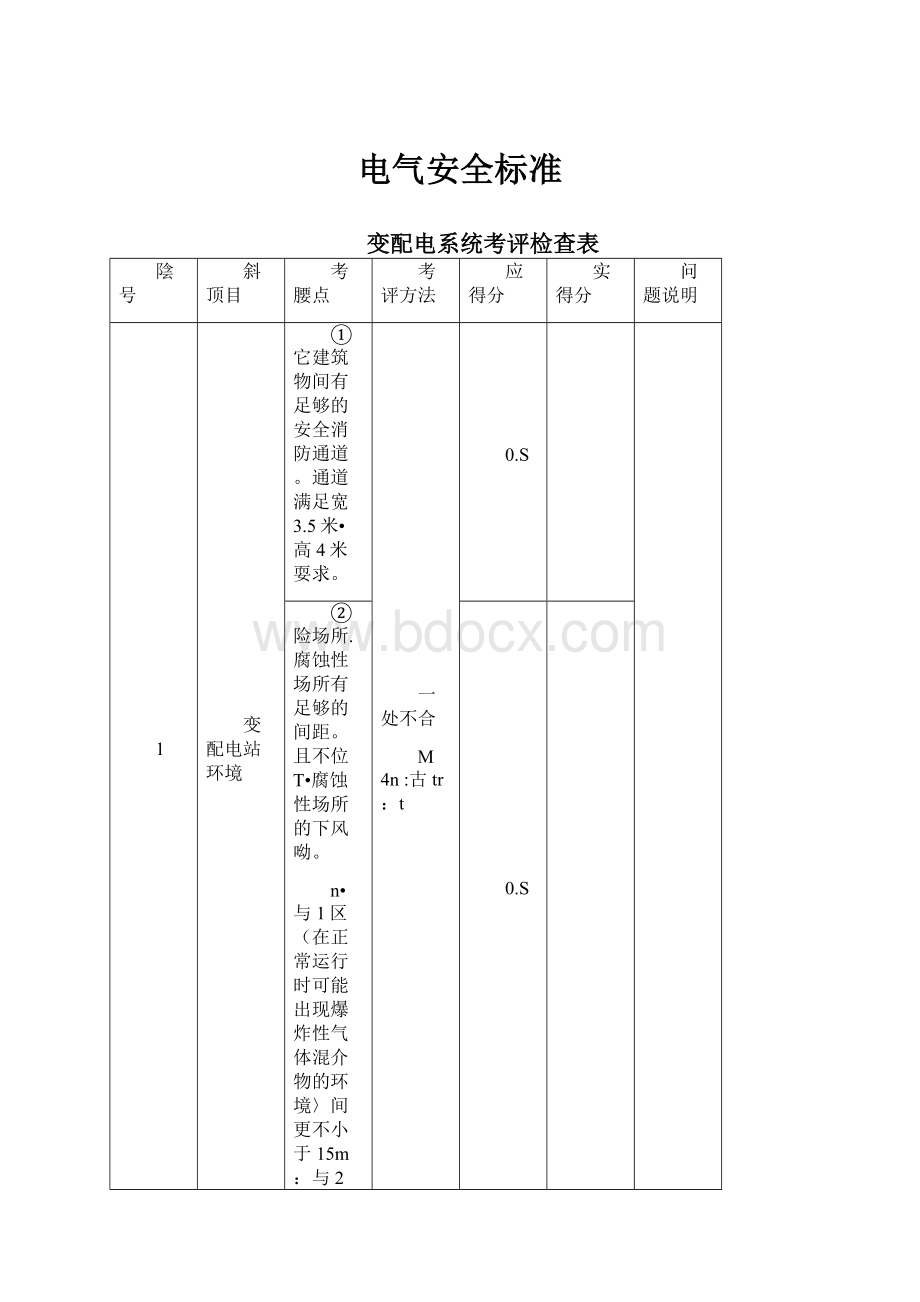 电气安全标准.docx_第1页