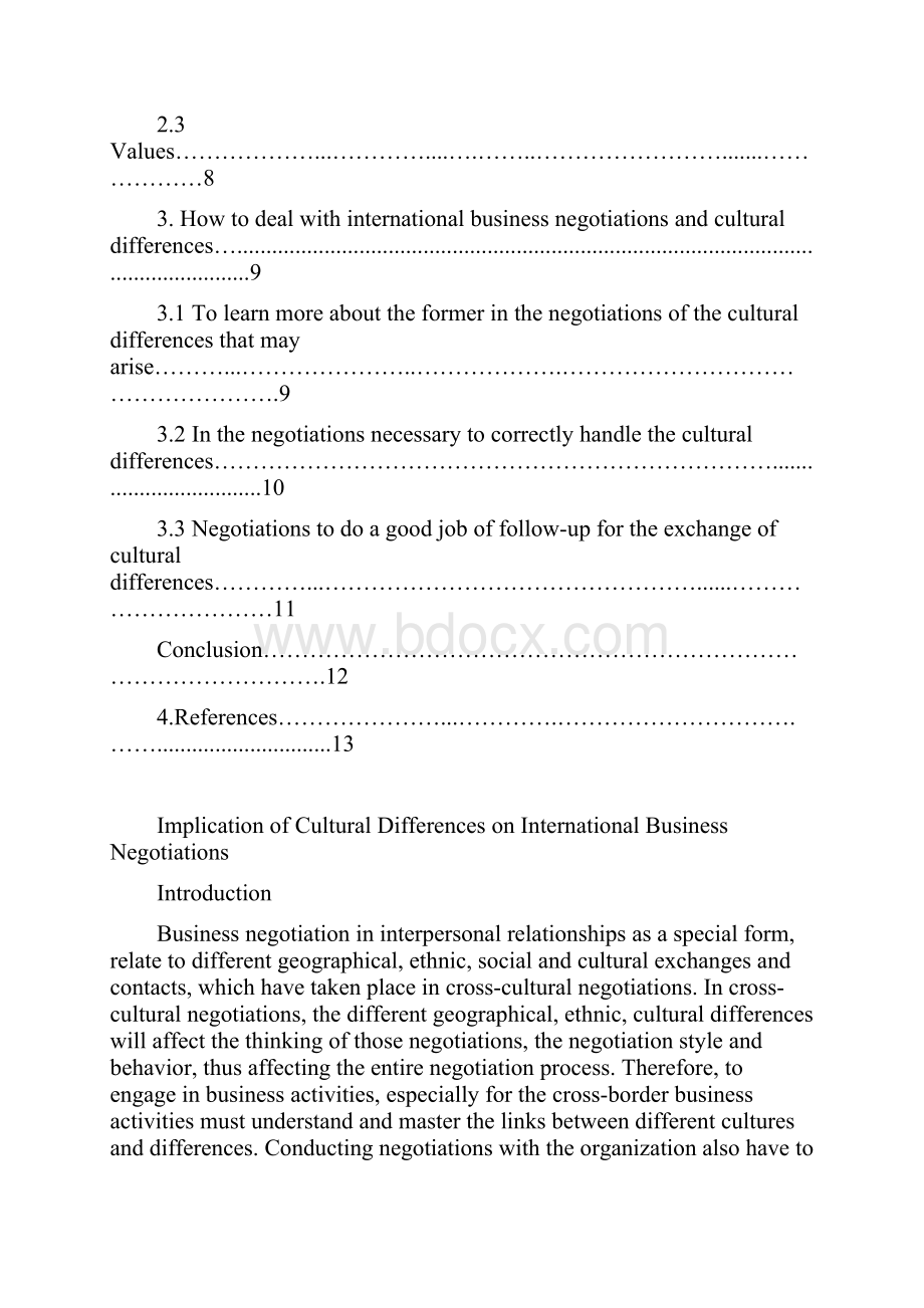 Implication of Cultural Differences on International Business Negotiations.docx_第3页