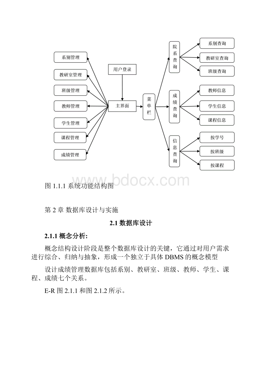 数据库应用课程设计说明书学生成绩管理系统.docx_第3页