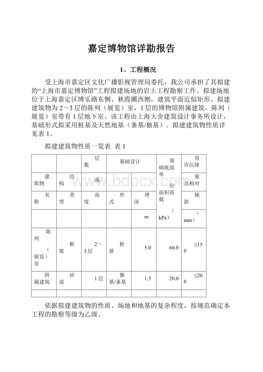 嘉定博物馆详勘报告.docx_第1页