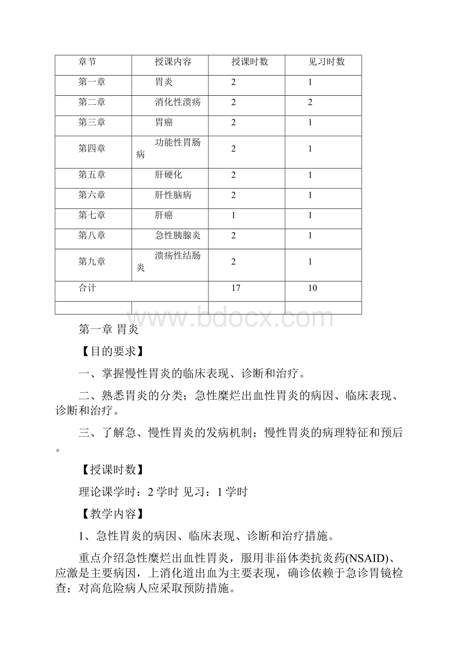 消化系统疾病教学大纲.docx_第2页