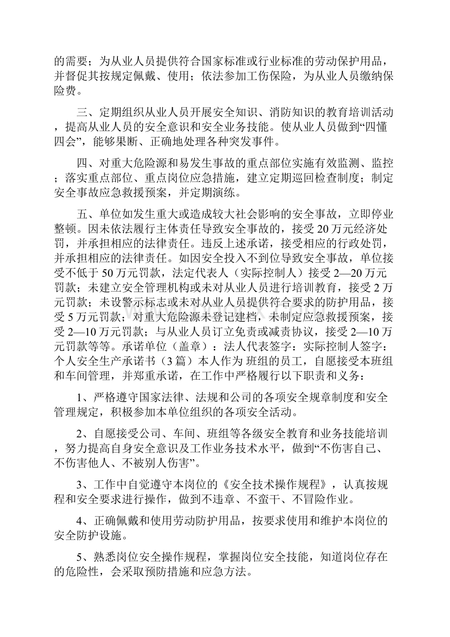 各级安全承诺书.docx_第3页