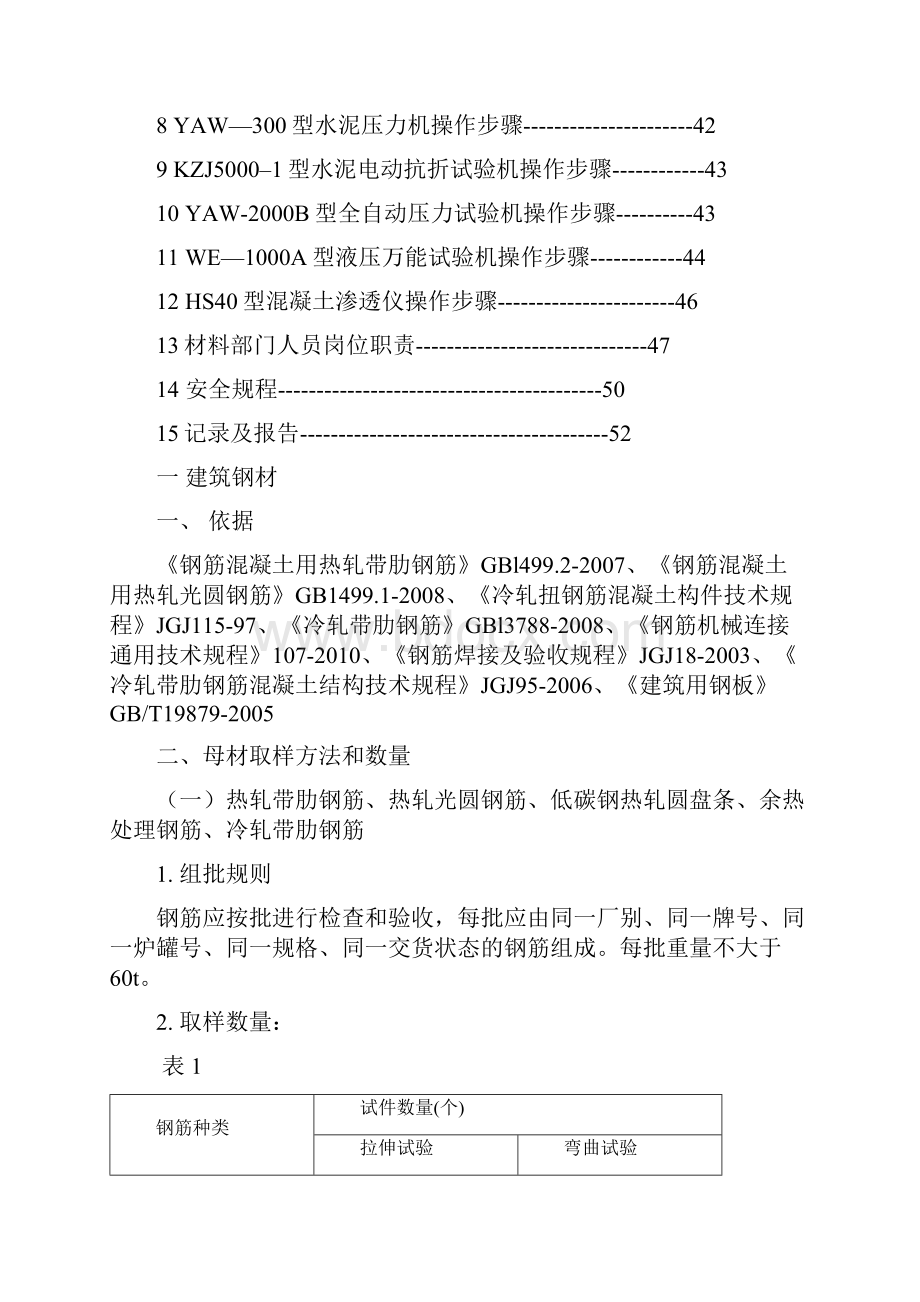 建筑材料检测作业指导书样本doc 69页正式版.docx_第2页