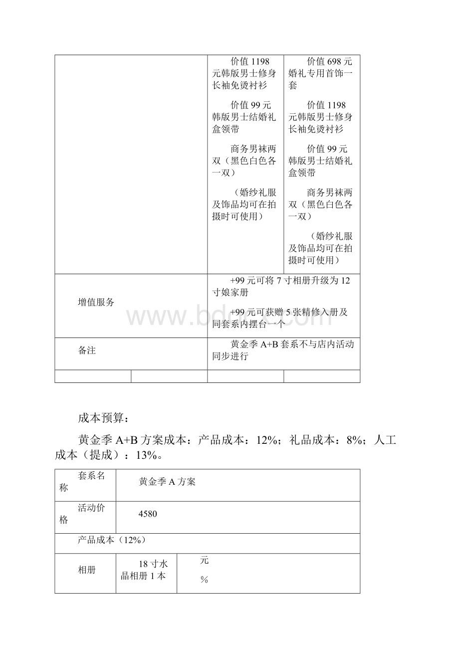 精详人定制婚纱照拍摄高端销售定制项目可行性方案.docx_第3页