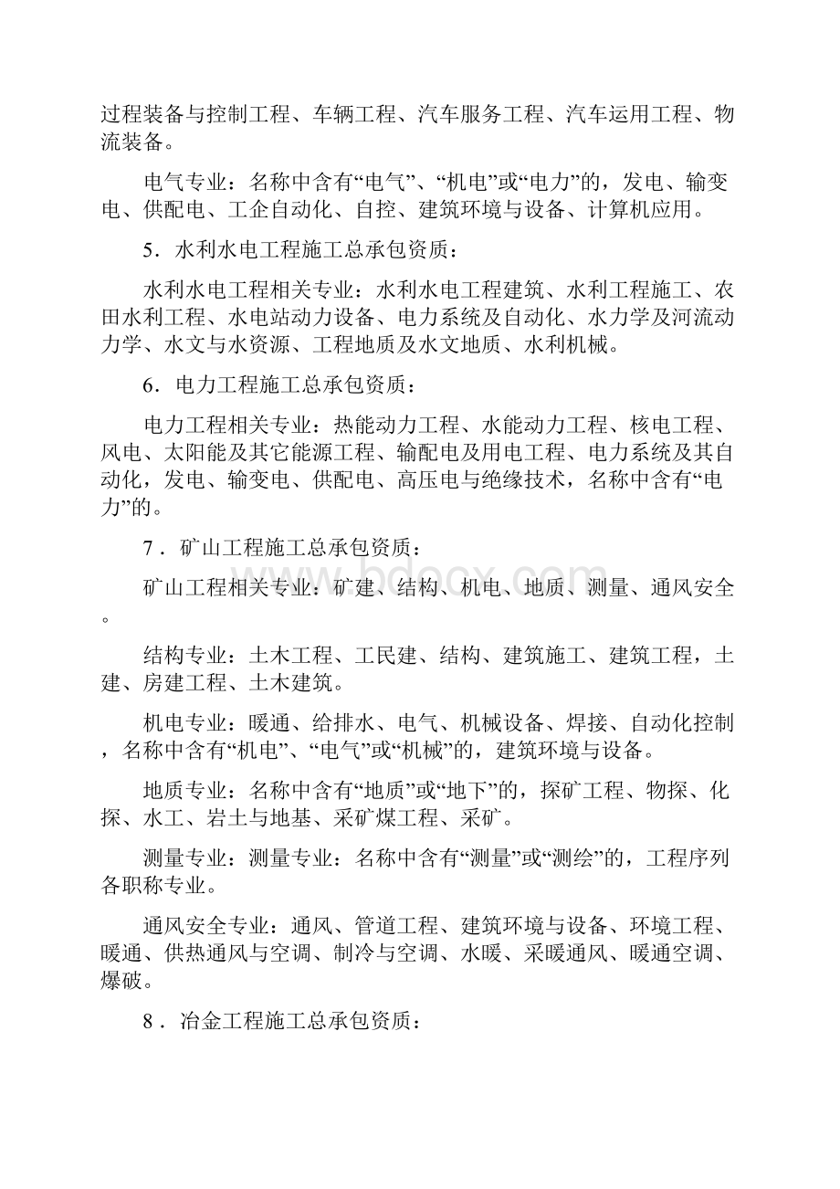 资质申报对应要求的职称专业考核标准.docx_第2页