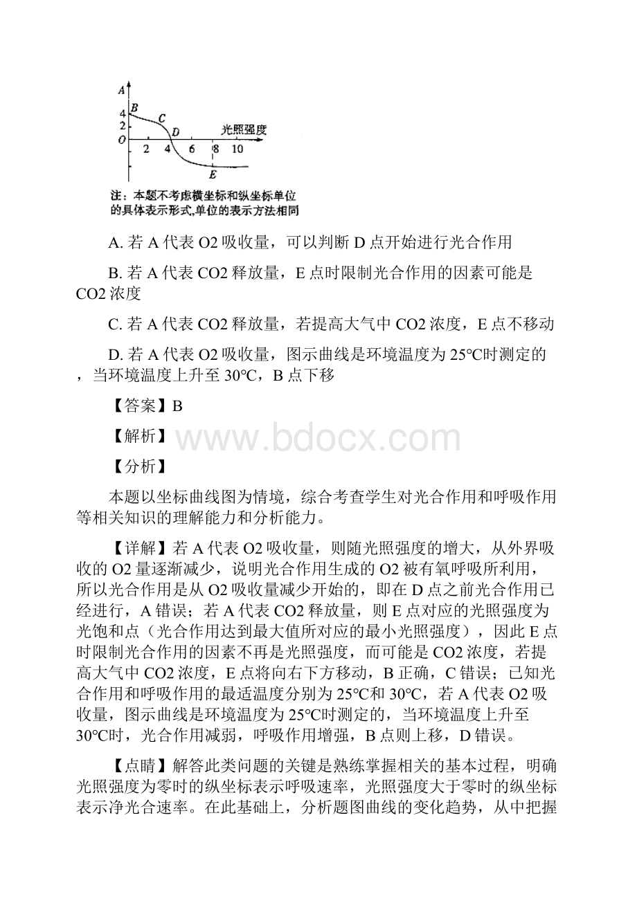 届重庆市綦江区实验中学高三高考考前适应性考试生物试题解析版.docx_第3页