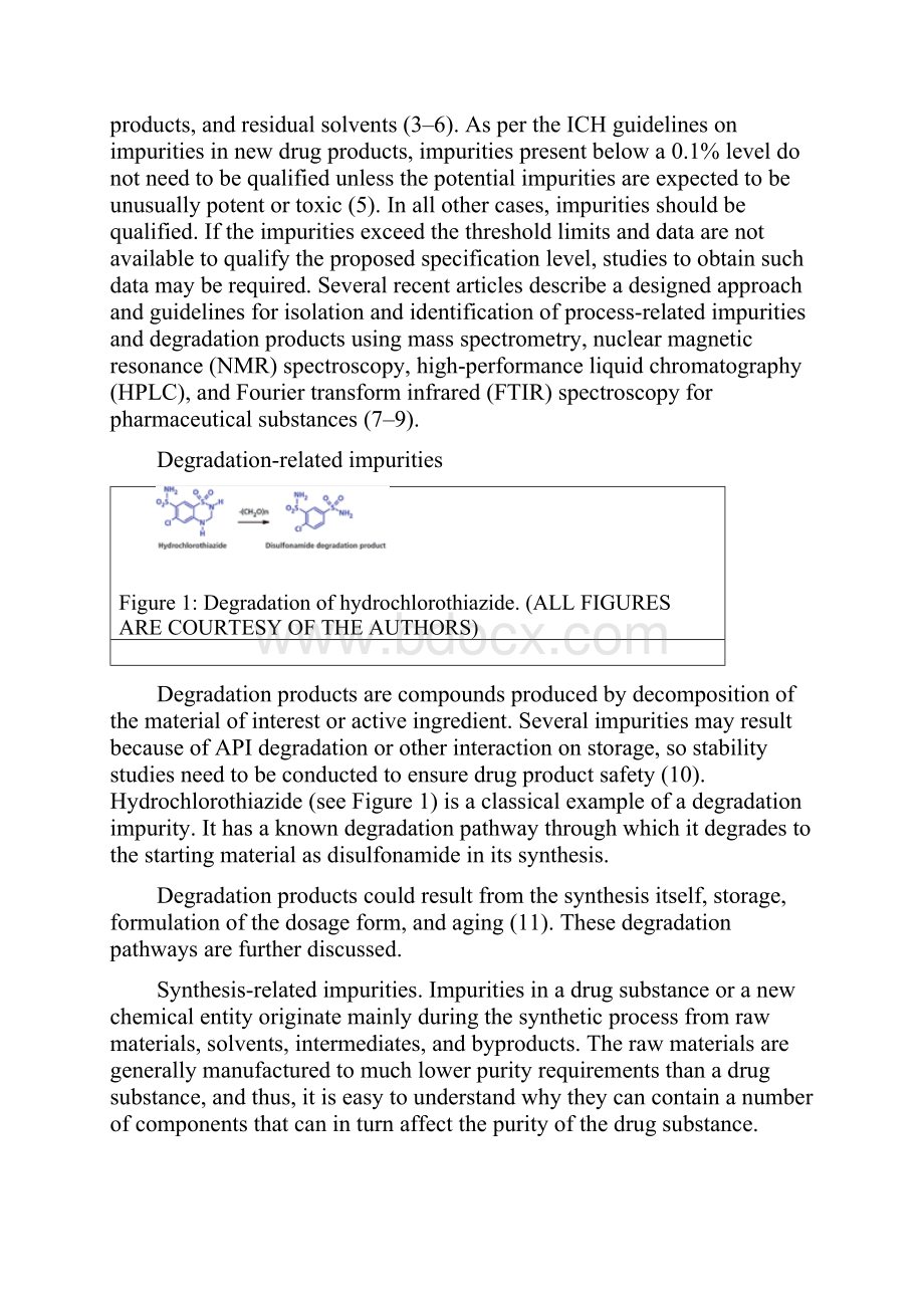 新药杂质评估03Evaluating Impurities in Drugs 03.docx_第2页