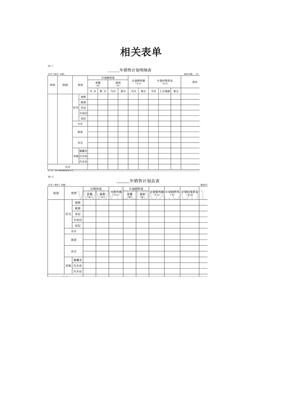 相关表单.docx_第1页