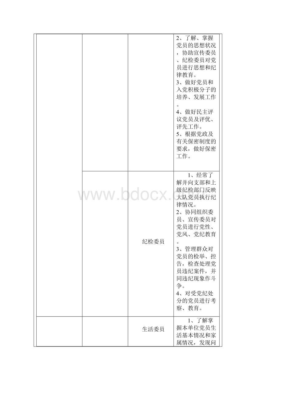 党支部委员职责分工表.docx_第2页