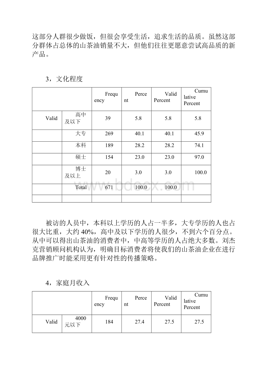 山茶油市场细分消费者行为分析.docx_第3页