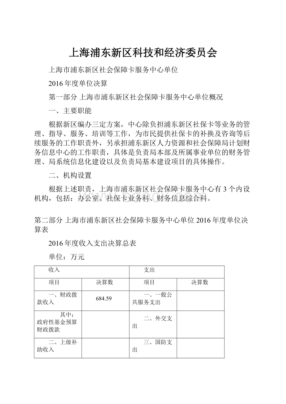 上海浦东新区科技和经济委员会.docx_第1页