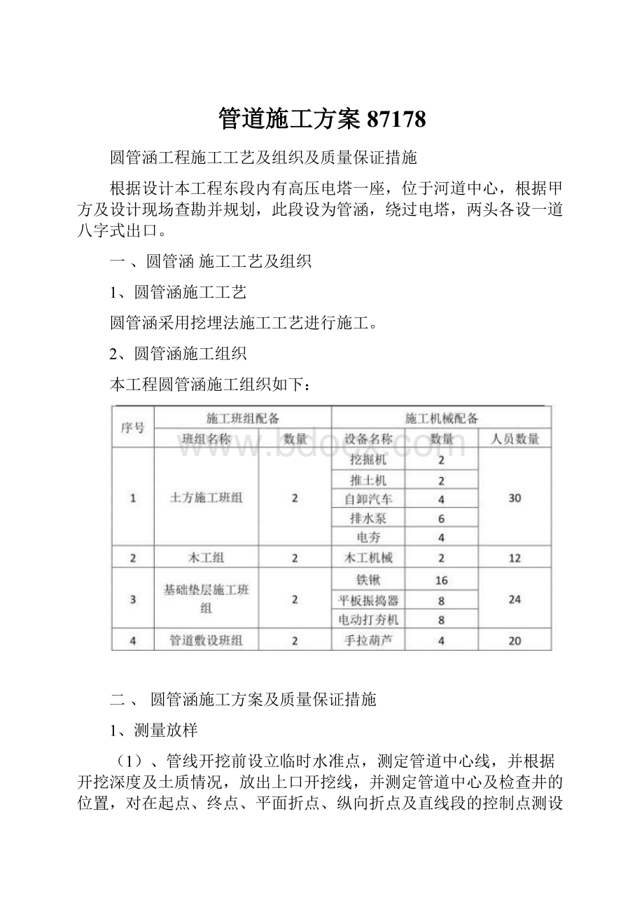 管道施工方案87178.docx_第1页