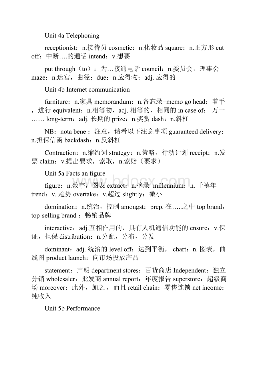 商务英语初级完整词汇.docx_第3页