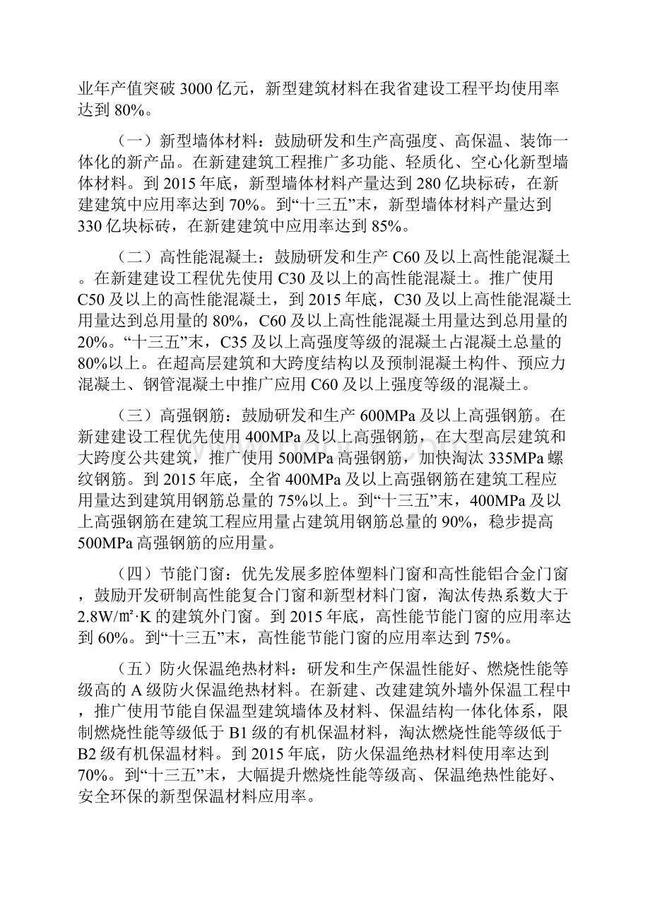 促进新型建筑材料产业加快发展实施方案.docx_第2页